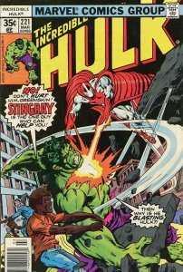 Marvel The Incredible Hulk #221 (1978) Comic Book Grade FN- 5.5