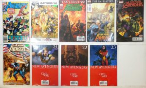 Avengers Lot 9 #341, 30, New 22, 23, 24, 28, 46, 4th 3,AAFES 4th 4 Marvel Comics