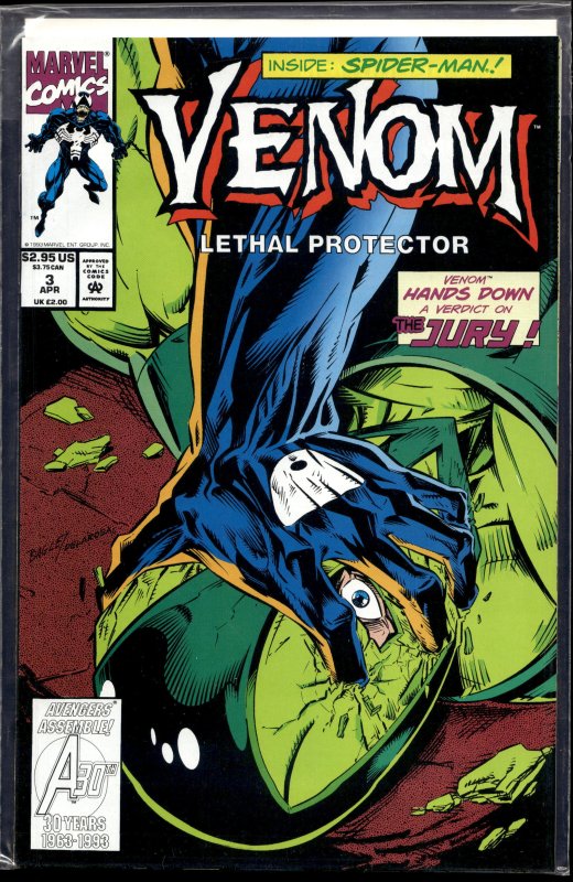 Venom: Lethal Protector #3 (1993) Venom