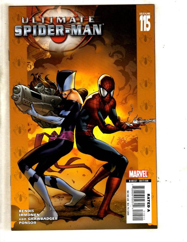 10 Ultimate Spider-Man Marvel Comics 105 106 107 109 110 111 112 113 114 115 MF9