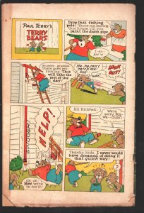 Mighty Mouse  no # 1956-Rare transition issue-Jungle of the Unknown-VG