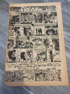 1/16/71 FREAK BROTHERS 11.5x17  Quicksilver Underground Newspaper FULL PAGE