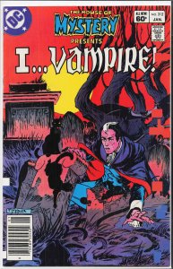 House of Mystery #312 Newsstand Edition (1983) I... Vampire!