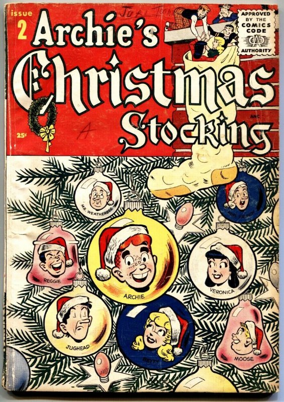 ARCHIE'S CHRISTMAS STOCKING #2-1955-BETTY AND VERONICA-1955-GOLDEN-AGE