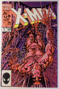 The Uncanny X-Men #205 (8.5, 1986) 1st cameo app Hope Summers