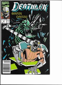 Deathlok #4 Newsstand Edition (1991)