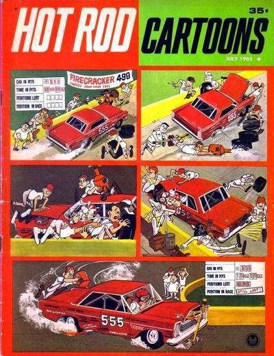 Hot Rod Cartoons #5 FAIR ; Petersen | low grade comic July 1965 magazine
