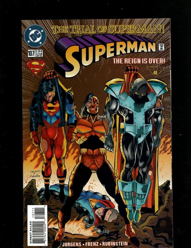 11 Comics Superman 106 107 108 123 528 529 530 531 Action Comics 717 718 J395 