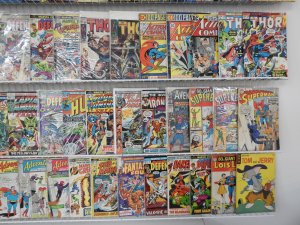 Huge Lot 150+ Silver/Bronze Comics W/ Thor, Daredevil, Iron Man, +More! See desc
