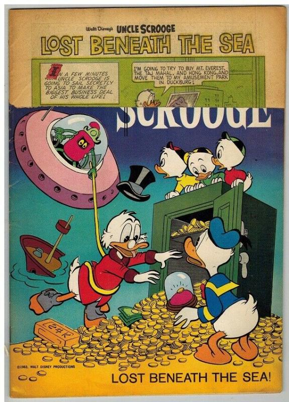 UNCLE SCROOGE 46 POOR   December 1963