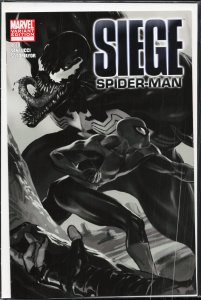 Siege: Spider-Man Black and White Cover (2010) Spider-Man