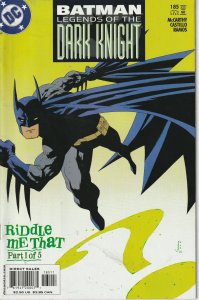 Batman: Legends of the Dark Knight #185 (2005)  Return of the Riddler !