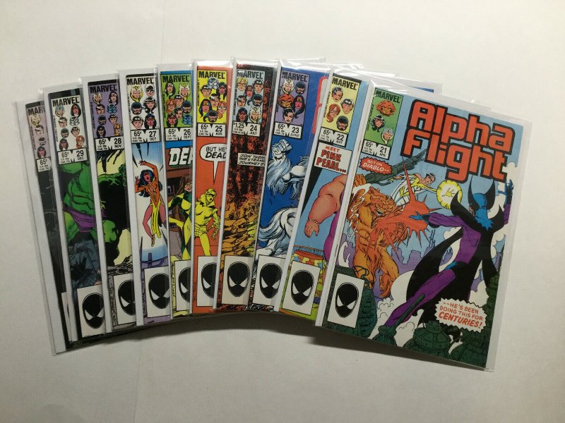 Alpha Flight 1-32 33-48 50 51 Annual Lot Run Set Fine/Very Fine Fn/Vf 7.0 Marvel