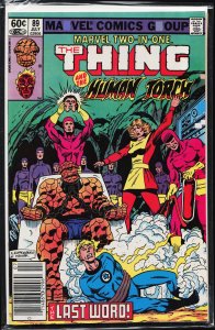 Marvel Two-in-One #89 (1982) The Thing