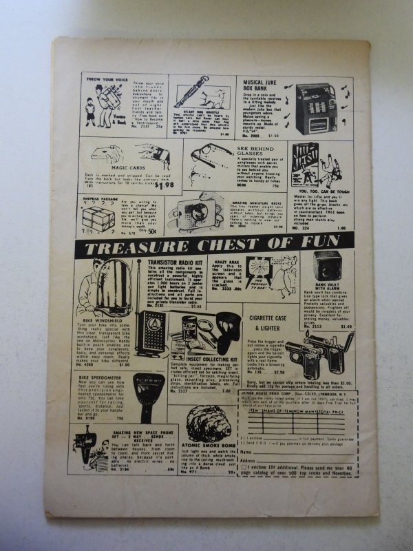 Unknown Worlds #22 (1963) VG Condition moisture stains