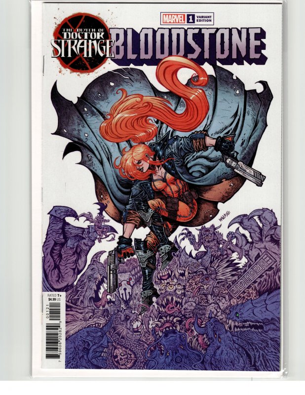 Death of Doctor Strange: Bloodstone Wolf Cover (2022) Bloodstone