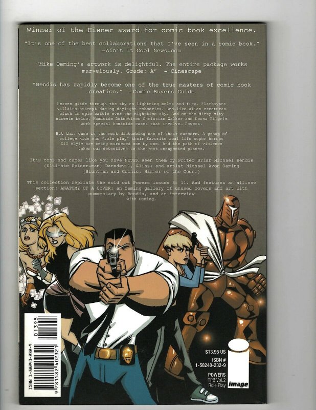 Powers Roleplay Image Comics TPB Graphic Novel Comic Book Brian Bendis EJ8