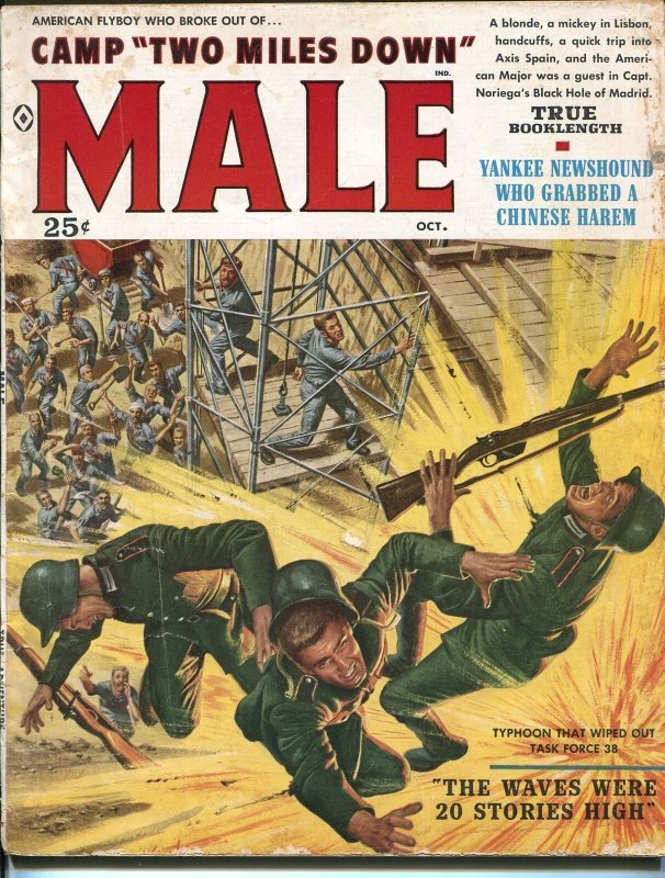 Male 10/1959-Atlas-Hitler-Arch Whitehouse-hardboiled-cheesecake-Bama-G