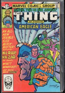 Marvel Two-in-One Annual #6 (1981) The Thing [Key Issue]