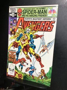 The Avengers #214 (1981)  ghost rider versus angel! High-grade key! VF+ Wow