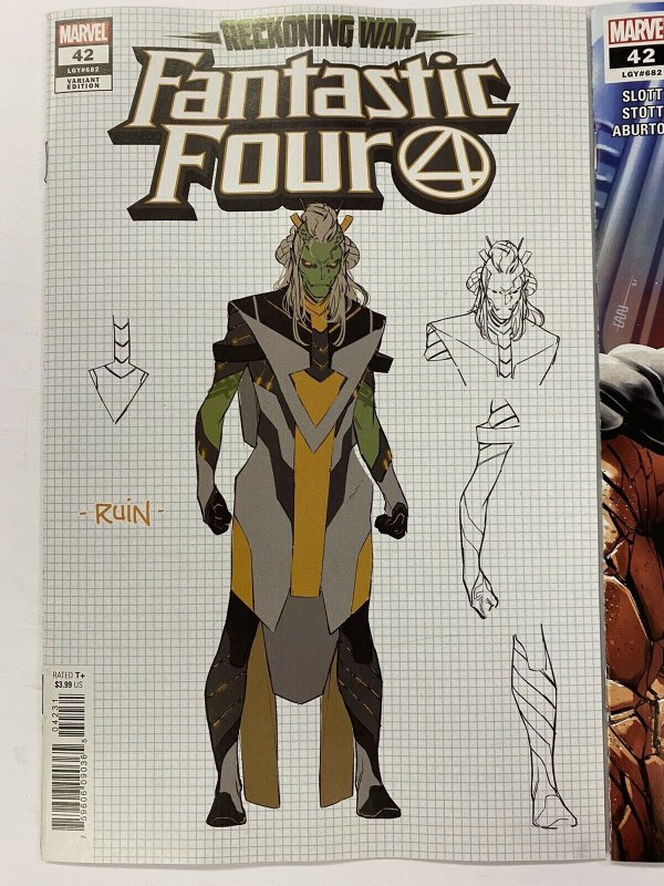 Fantastic Four #42 CVR A + 1:10 Silva Concept Variant Marvel Comics IN-HAND NOW!
