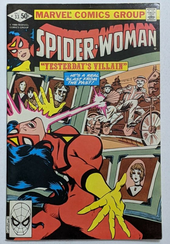 Spider-Woman #33 (Dec 1980, Marvel) VF- 7.5 1st app Turner D. Century  