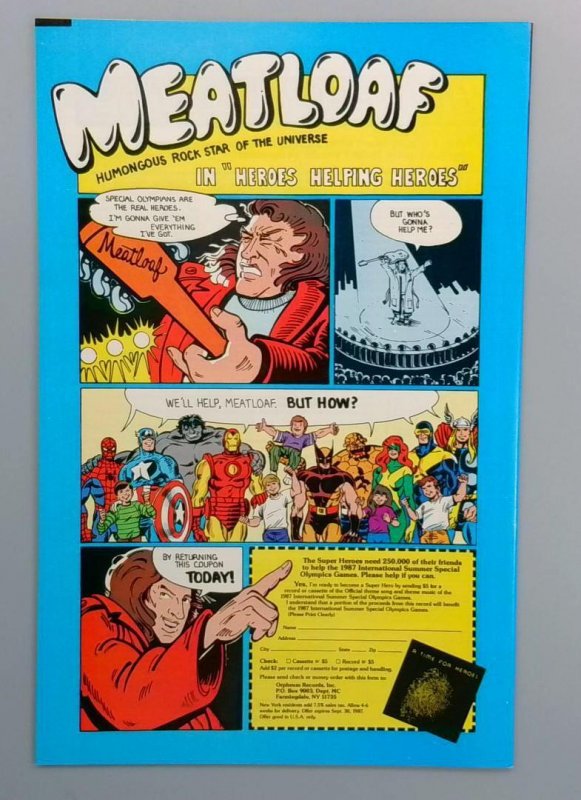 Amazing Spider-Man #294, VF/NM Part 5 Thunder, Marvel Comics, 1987 JR1