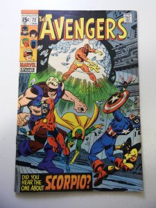 The Avengers #72 VG/FN Condition