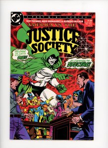 America vs. The Justice Society #2  VF  1985  Roy Thomas!