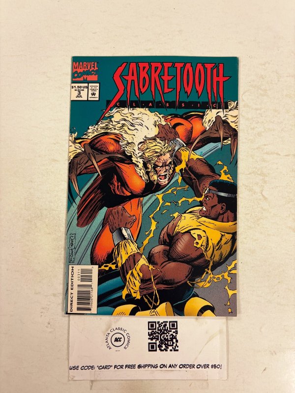 Sabretooth Classic #3 NM Marvel Comic Books Wolverine Power Man Ironfist 1 HH112
