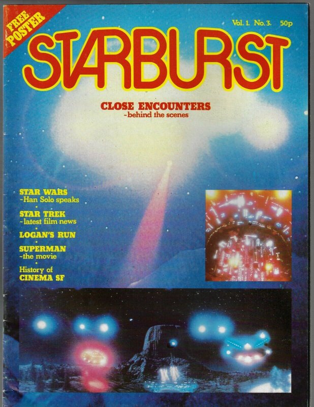 Starburst Sci Fi Magazine #3 (1978) Close Encounters