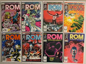 ROM Spaceknight comics run #41-75 last issue + 3 ann 38 diff avg 6.0 (1983-86)