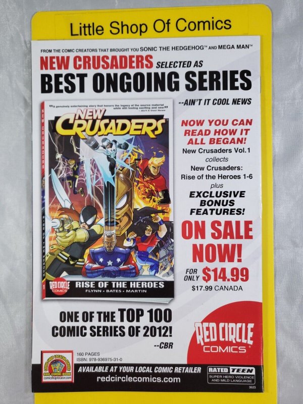 Mega Man #25 Gatefold Cover 2013 Archie Comics Worlds Collide Part 4