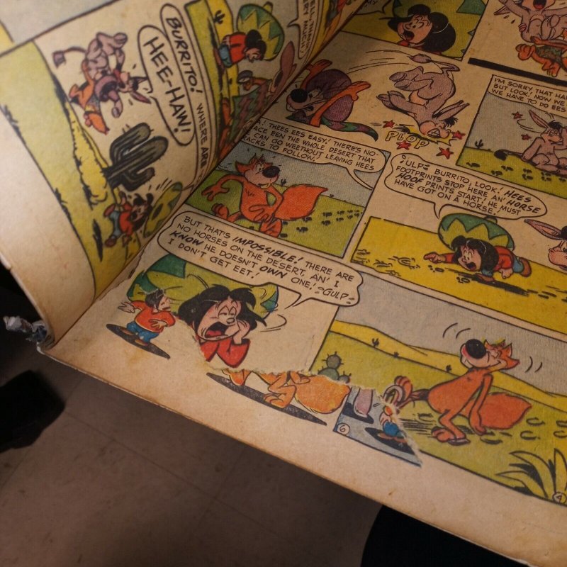 REAL SCREEN COMICS #68 1953 DC CARTOON golden age fox and crow funny animal kids