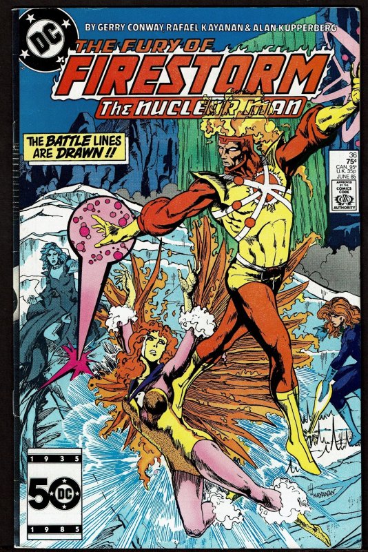 Firestorm Lot of 4 Issues: #13, 15, 36, 55 (2nd Ser. 1982, DC) Range FN to NM-