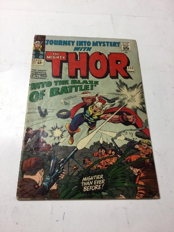 Journey Into Mystery With Thor 117 Vg Very Good 4.0 