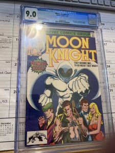 Moon Knight #1 VTG Marvel 1980 CGC 9.0 Rare White Pages Custom Label Sienkiewicz