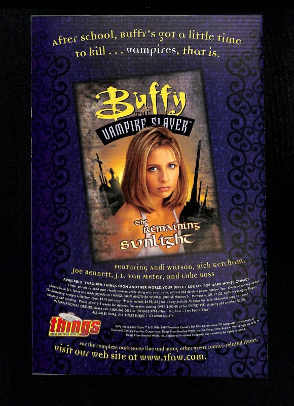 Buffy The Vampire Slayer #1/2