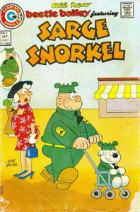 Beetle Bailey Featuring Sarge Snorkel #4 FN; Charlton | save on shipping - detai