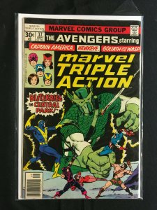 MARVEL TRIPLE ACTION AVENGERS 6 COMICS LOT F-VF BUSCEMA