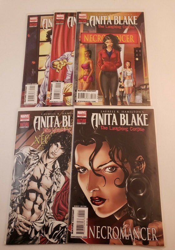 Anita Blake The Laughing Corpse Necromancer  #1-5 Set High Grade NM  Marvel 2009