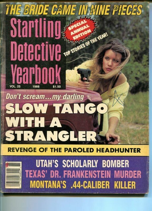 STARTLING DETECTIVE YEARBOOK-/1988-BRIDE CAME IN NINE PIECES-SCHOLARLY BOMBER VG