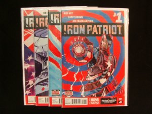 Marvel Now Iron Patriot #1-4 Complete Run Kot Brown Charalampidis  