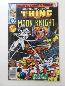 Marvel Two-in-One #52 (1979) Starring Moon Knight! Beautiful VF+ Condition!
