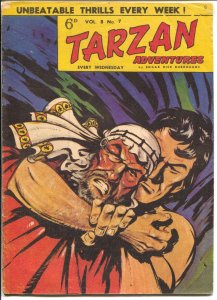 Tarzan Adventures Vol. 8 #7 1958-Tarzan and The Leopard Men-Burroughs-VG