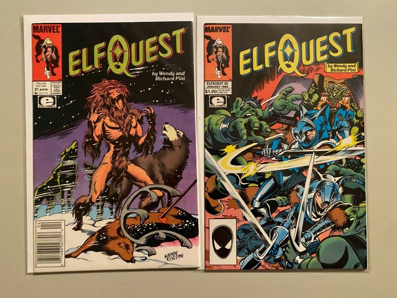 ELF quest comic lot from:#1-30 18 diff avg 7.0 (range 6..0-8.0) (1985-88)