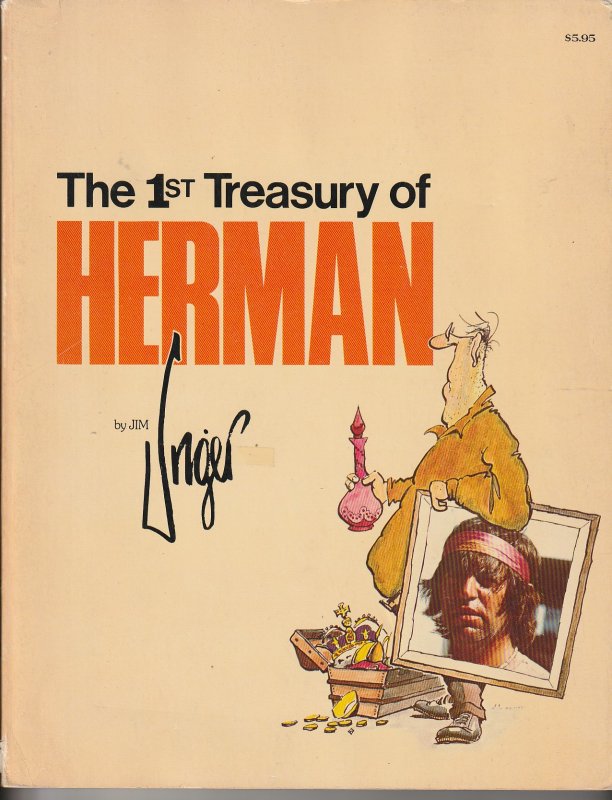 1st Treasury of Herman by Jim Unger(Andrews and McMeel Inc,11th Printing, 1980)