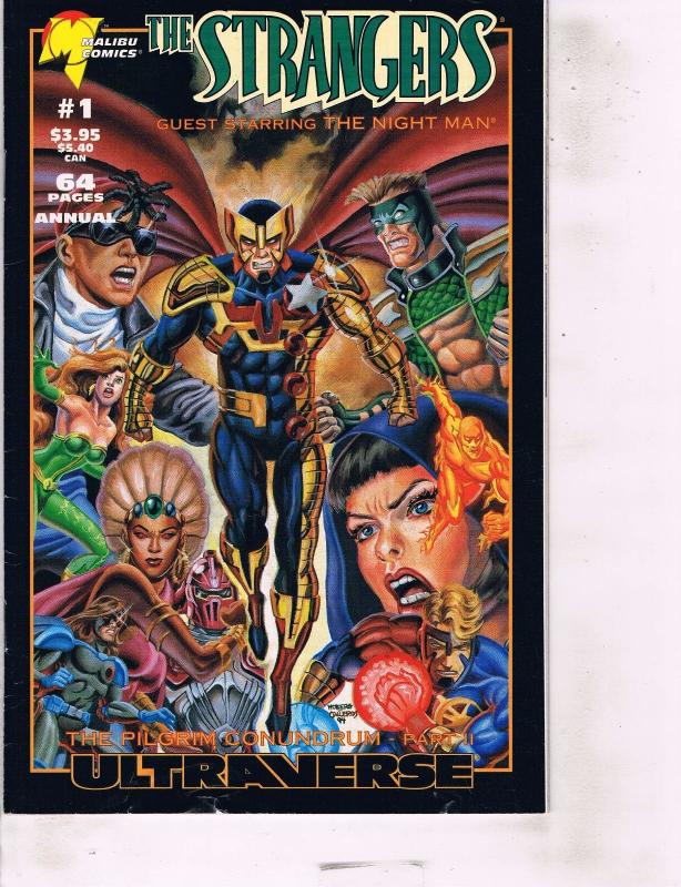 Lot Of 3 Ultraverse Image Comic Book Strangers #1 22 22 AB7