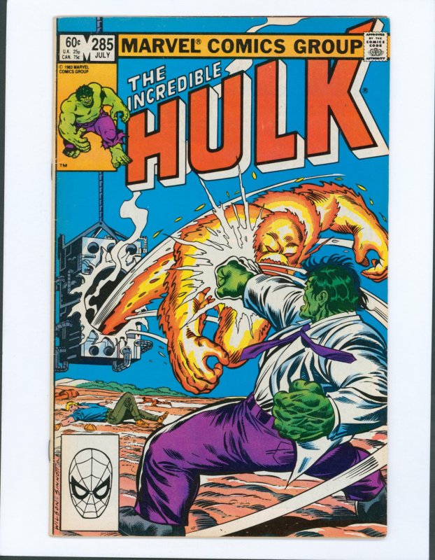 The Incredible Hulk #285 Direct Edition (1983)