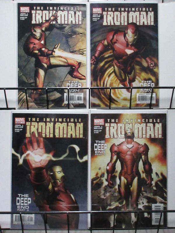 IRON MAN(Marvel,1998) #79-82 VF-NM The Deep End pts 1-4 Miller/Tan